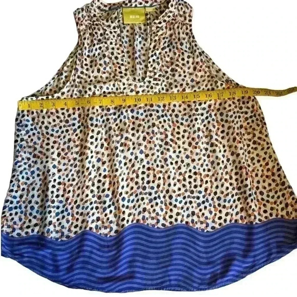 Maeve Anthropologie Emma Polka Dot Tank Top size 8 - Picture 8 of 12